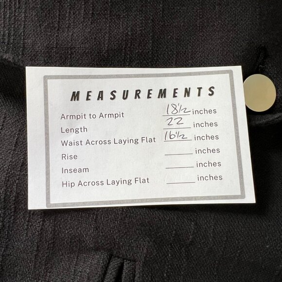 INC International Concepts Womens Black Puff Shoulder Blazer One Button size M - Picture 13 of 13